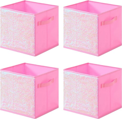 НАБІР З 4 СКЛАДНИХ ЯЩИКІВ ДЛЯ ЗБЕРІГАННЯ