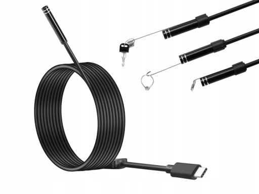 Ендоскоп USB камера USB-C TYPE-C 10m 5.5 mm IP67