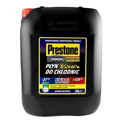 Антифриз Prestone Command HD HEAVY DUTY готовий 20л
