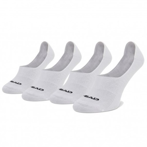 Ponožky Členkové Ponožky Neviditeľné Head 2-balenie Biele 39-42