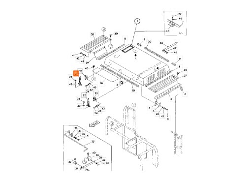 ЗАЩЕЛКА КАПОТА ДВИГАТЕЛЯ 826/11134 JCB JS330 JS180