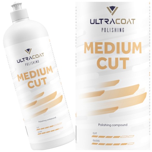 ULTRACOAT MEDIUM CUT 1L ОДНОШАГОВАЯ ПОЛИРОВАЛЬНАЯ ПАСТА SINGLE STEP MEDIUM CUT