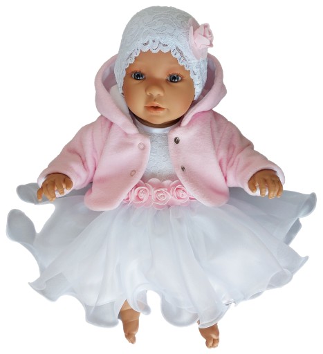 4шт НАБІР для хрестильної сукні EMILKA 68 розмір