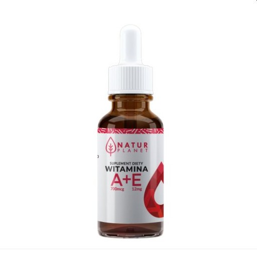 Vitamín A + E v kvapkách 30ml Antioxidant pokožka.