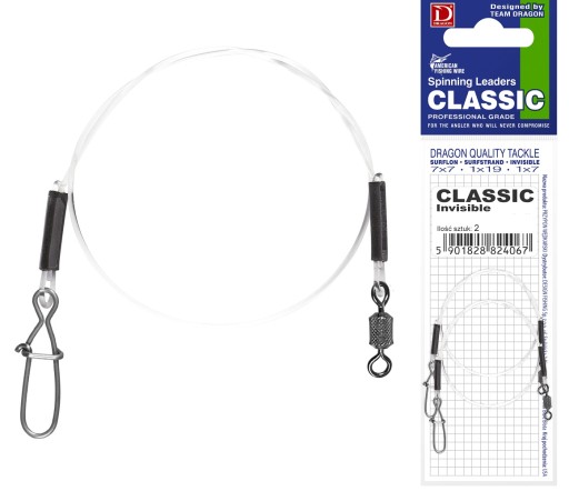 Dragon INVISIBLE PIKE LEADER SUFIX Fluorocarbon 8 кг 25 см