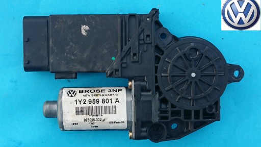 1Y1 - Volkswagen new beetle cabrio 00-10 мотор стеклоподъемника передний правый 1y1959802 1y2 w-wa