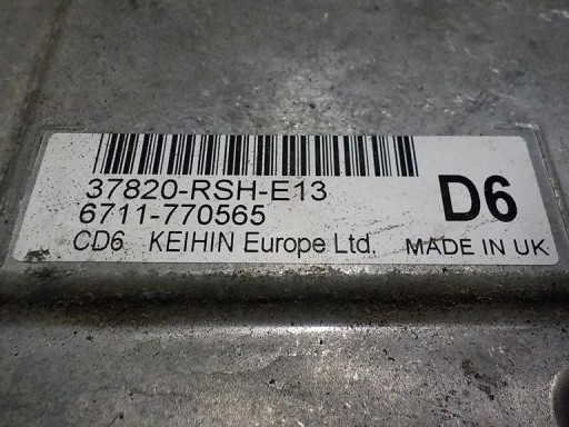 HONDA CIVIC VIII Computer Bedienteil 37820-RSH-E13 D6