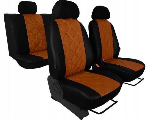 КОЖАНЫЕ ЧЕХОЛЫ С ТИСНЕНИЕМ ДЛЯ RENAULT VEL SATIS