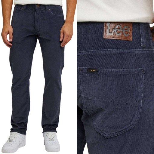 Lee SLIM FIT MVP Extreme Motion Dusty Navy PRISPÔSOBENÁ ŠTRUKTÚRA W29 L32