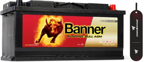 60501 - АККУМУЛЯТОРНАЯ БАТАРЕЯ BANNER RUNNING BULL AGM 105AH 950A
