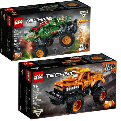 LEGO Technic 42135 Monster Jam El Toro Loco (5702017155999) • Cena