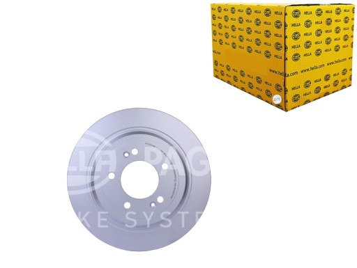 8DD 355 - ДИСКИ ГАЛЬМІВНІ 2 ШТ. ФАРБОВАНА ЗАДНЯ HY KIA HELLA