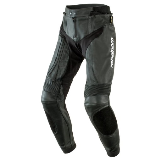 ЧЕРНЫЕ КОЖАНЫЕ БРЮКИ REBELHORN PISTON II [Размер: 54]