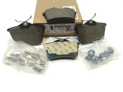 1623180680 - ГАЛЬМІВНІ КОЛОДКИ ЗАДНІ OE PSA PARTNER BERLINGO 308