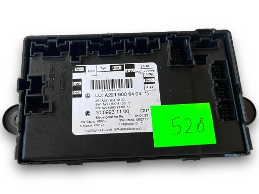 MERCEDES S KLASA W221 control unit door 2219006404 @M