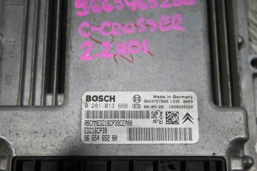 MODUL BEDIENTEIL DES MOTORS CITROEN C-CROSSER