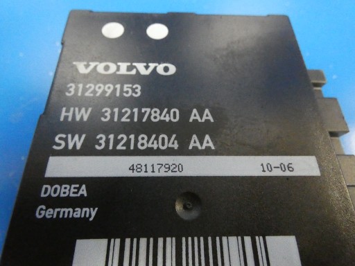 XC70 II 07- module control unit bonnet boot