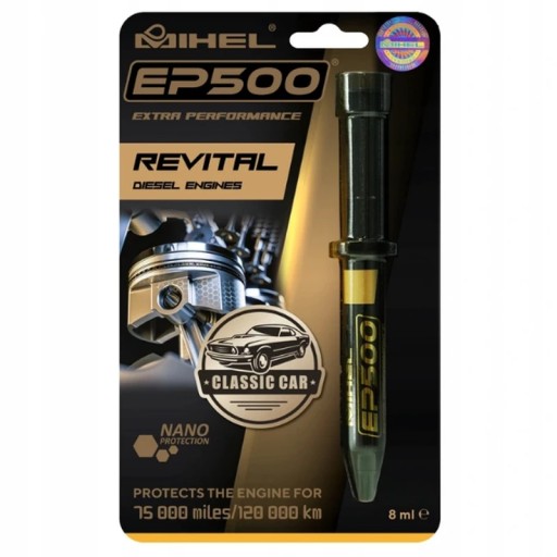 ПРИСАДКА MIHEL ДЛЯ БЕНЗИНОВОГО ДВИГУНА. EP500 CLASIC PEC