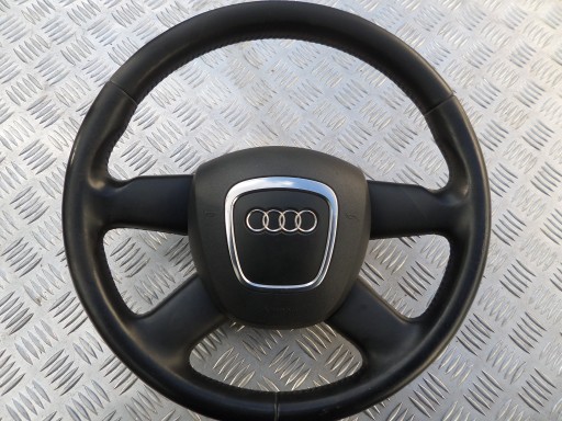 Кожаный руль audi a6 c6 4f0419091ag