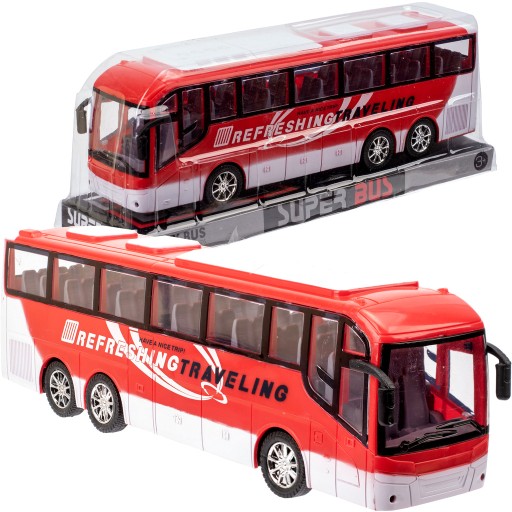 Автобус Normipex NO-1003943 32 x 7,5 x 10 см червоний