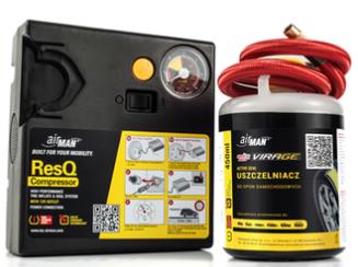 Ремонтний комплект (див. + компресор) запасне колесо