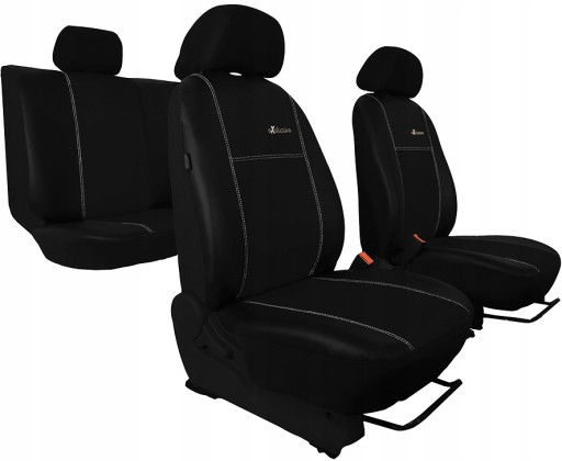 КОМПЛЕКТ ШКІРЯНИХ АВТОМОБІЛЬНИХ ЧОХЛІВ ДЛЯ SKODA FABIA IV