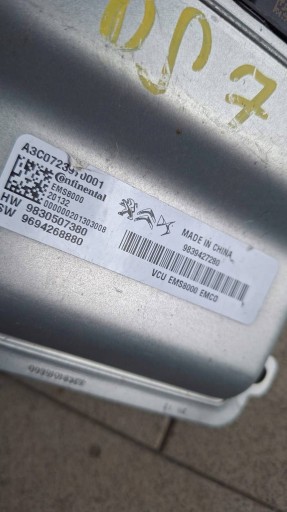 control unit ECU of the engine Citroen DS7 Crossback 9839427280