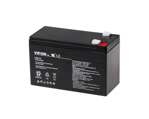 Гелевий акумулятор Vipow 12V 9Ah