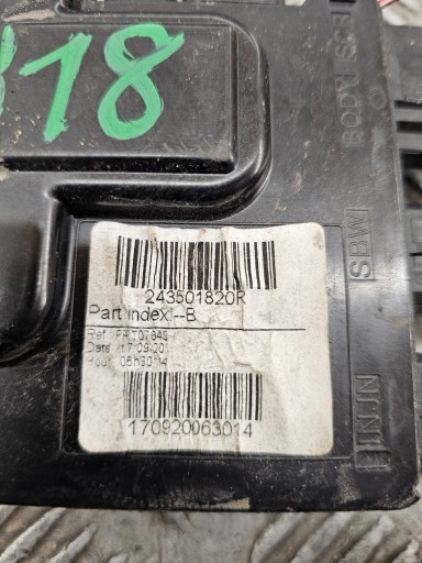 RENAULT TRAFIC III OPEL VIVARO 1.6 dCi modulo per batteria 243501820R