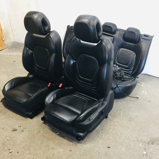 СИДЕНЬЯ ДИВАН ЧЕРНАЯ КОЖА БОКОВИНЫ CITROEN DS5