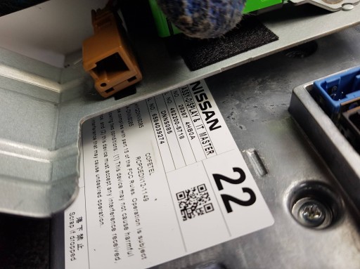 bildschirm, PANEL 283874HB0A INFINITI Q50