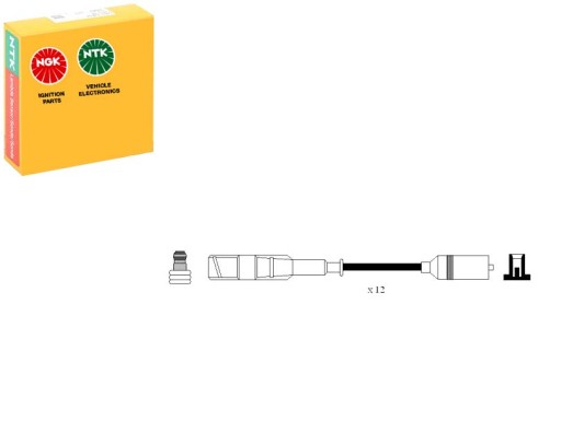 0758 - Комплект кабелей зажигания ngk mercedes c cl203 c t-model s202 c
