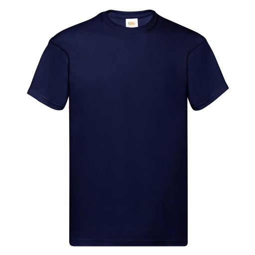 T-SHIRT KOSZULKA FRUIT OF THE LOOM deep navy L