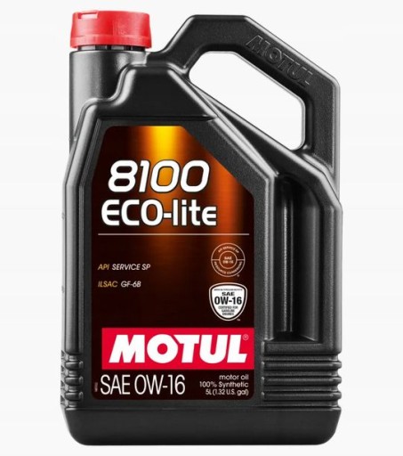 MOTUL 8100 ECO-LITE 0W16 5L SN SP-RC, ILSAC GF-6B