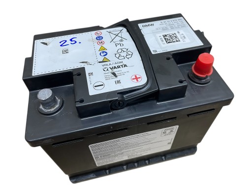 Batteria AGM START-STOP 12V 60AH 660AH BMW 2021R Originale