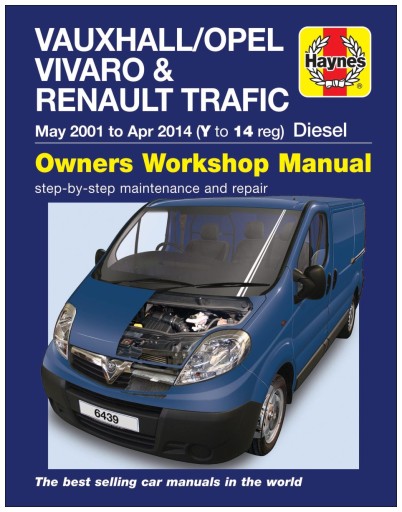 Opel Vivaro (2001-2014) руководство по ремонту Haynes