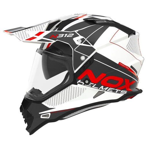 NOX OFFROAD / TRAIL DUOSPORT (DUAL) ШЛЕМ N312 ДРОН СО СТЕКЛОМ И СМЕШАННЫМ ЦВЕТОМ