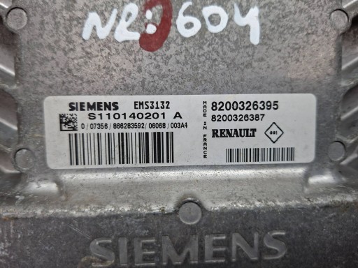 Bedienteil 8200326395 S110140201A 8200326387 Renault Clio II 1.2 und