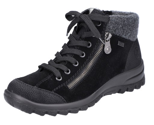 Rieker L7132-01 37 czarne buty botki trzewiki TEX