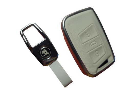 Чехол для ключа автомобиля для Skoda Blue