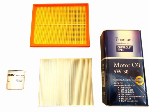 180046110 - Комплект масляних фільтрів opel astra h iii 1.6 105 км