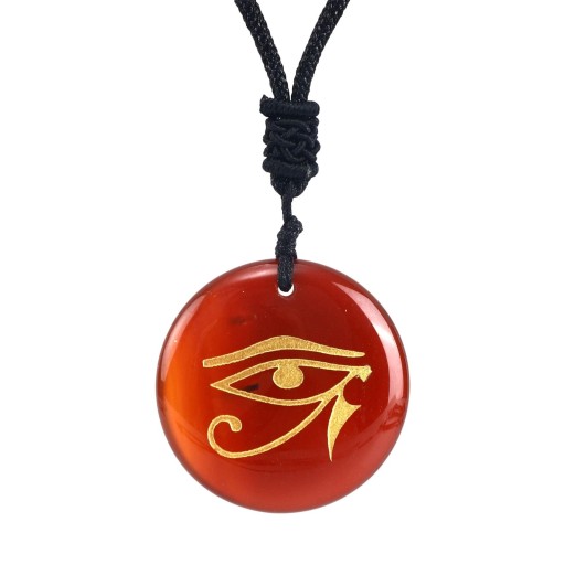 prívesok náhrdelník egyptské oko Horus Red
