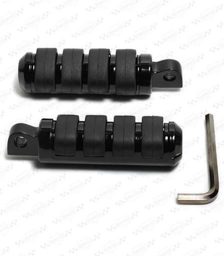 PS-106 - Підніжки для ніг, чорні, HARLEY CUSTOM