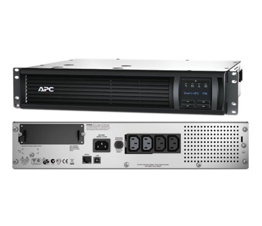 Apc smart-ups 750ва жк-rm 2u 230в smt750rmi2u