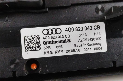 Другие модули audi a6 avant (4f5, c6) 4g0820043cb 2.0l дизель 2017