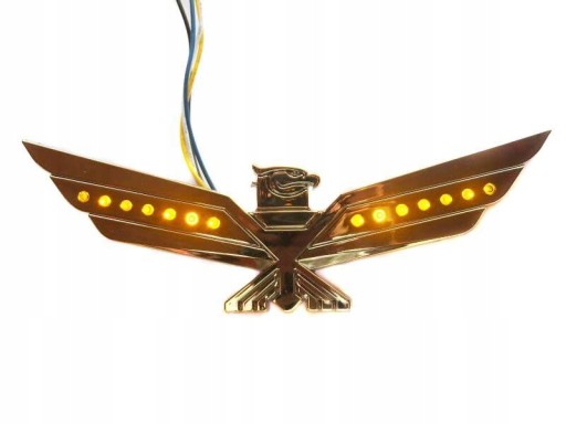 ОРЕЛ ОРНАМЕНТ ЧОППЕР HONDA GL1800 GOLDWING ЗЛОТИЙ