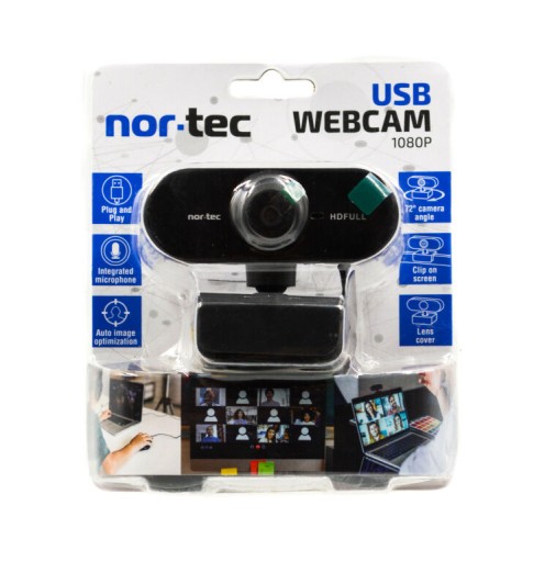 WEBOVÁ KAMERA NOR-TEC USB WEBCAM 1080P