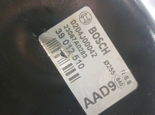 brake booster servo 0204J00042 39012510 1.4 16V Opel Corsa V (2014- ) E