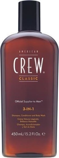 American Crew 3In1 Šampón Kondicionér Gél Men 1000ml