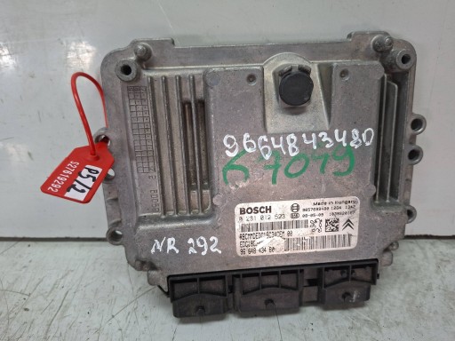 bedienteil des motors 0281012523 9664843480 9657699480 CITROEN C3 207 1.4 HDI